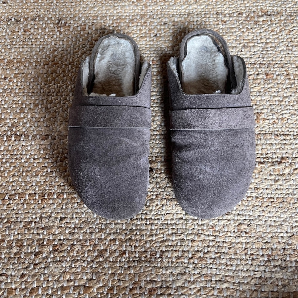 Brochu Walker Abbott Suede Sherling Mule